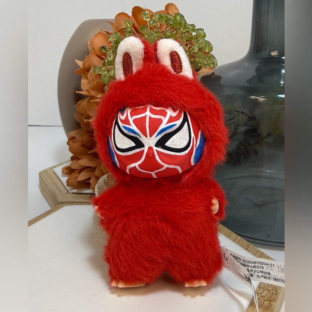 Custom Red Spider-Man Mini Plush Pendant